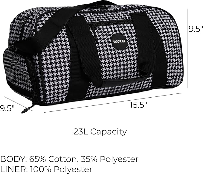 Vooray Burner Duffel Bag - 23L Small Gym Bag for Women and Men with Shoe Compartment, Lightweight Travel Duffel for Training, Sports, Overnight Use - Image 3