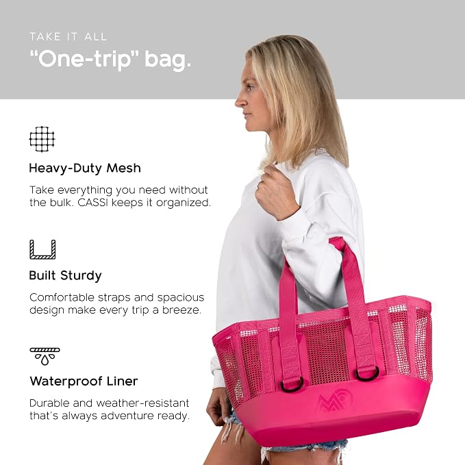 MISSION Boat Gear CASSI Heavy-Duty Outdoor Tote and Waterproof Marine-Grade Mesh Boat Bags - Image 6