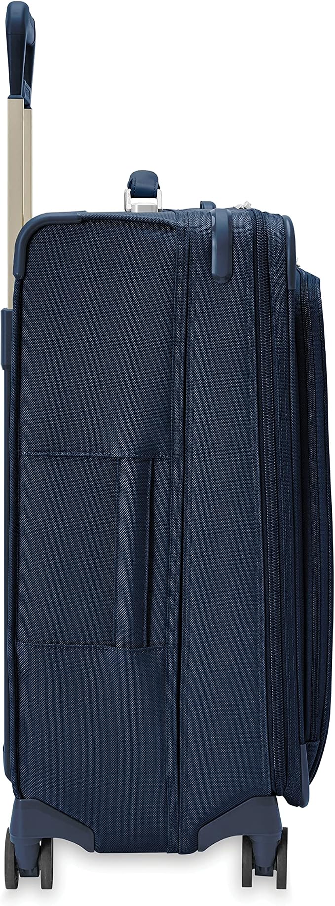 Briggs & Riley 26" Medium Expandable Spinner - Checked Luggage for Travel, Suitcases with Wheels, Softside Rolling Bag for Men & Women, Self-Repairing Zipper - Baseline Collection, Navy - Image 10