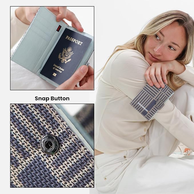 Sherpani Vienna, RFID Blocking Passport Holder, Travel Passport Cover Wallet, Travel Documents Organizer Protector, Travel Gift (Passport) - Image 2