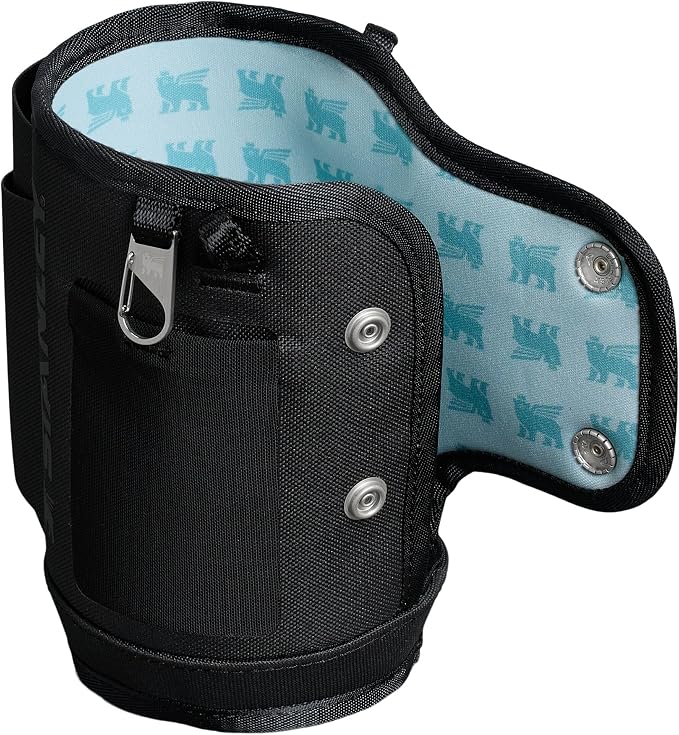 STANLEY All Day Quencher Carry All for 30 oz Tumbler with Handle | Crossbody Bag with Phone Holder Pocket, Card Sleeve & Detachable Strap | Water Bottle Carrier Bag | BPA-Free | Black - Image 4