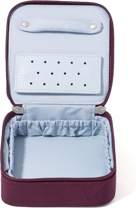 Baggallini Travel Jewelry Box - Lightweight 4.7”x4.7”x1.9” Travel Jewelry Case - Image 8