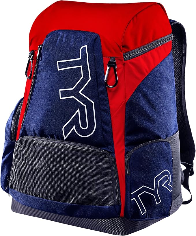 Alliance Backpack TYR Wet/Dry Athletic Gym and Pool Bag for Men and Women - Separate Wet/Dry Compartments, 45L Capacity, Ergonomic, Water-Resistant - Available in Team Colors by TYR