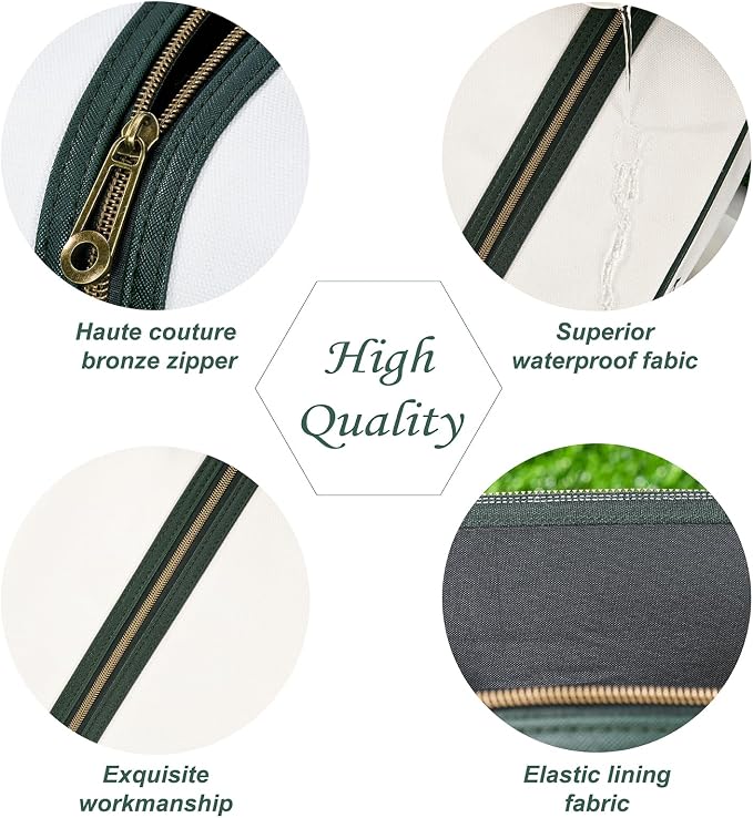 Classic golf shoe bag, Waterproof golf shoe bag for women men, Lightful Green travel shoe bag shoe storage bag. - Image 3