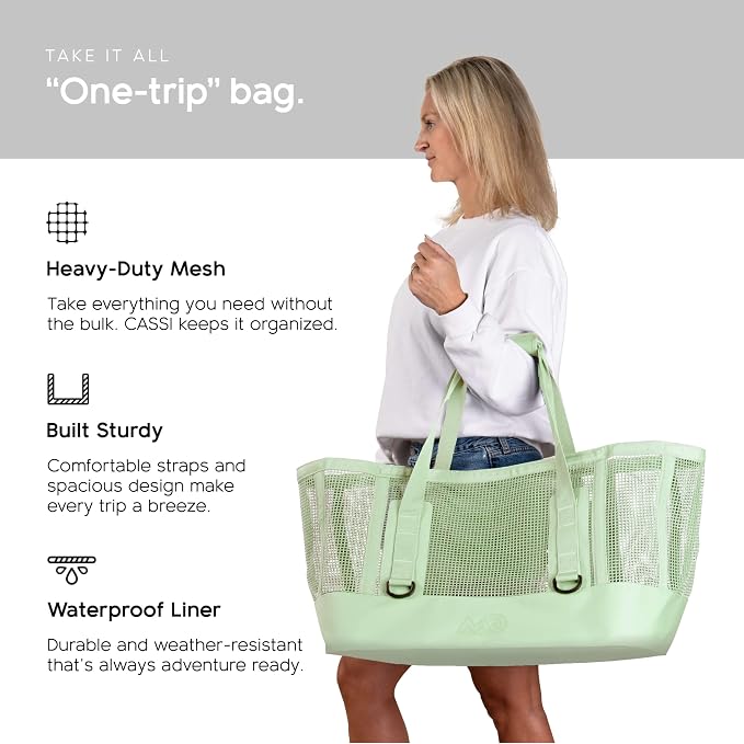MISSION Boat Gear CASSI Heavy-Duty Outdoor Tote and Waterproof Marine-Grade Mesh Boat Bags - Image 6