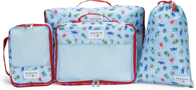 4 Pieces Bugs Packing Cubes for Women, Men, Carry On Suit Case Organizer Luggage Packing Cubes for Travel Organizer Bags - Image 2