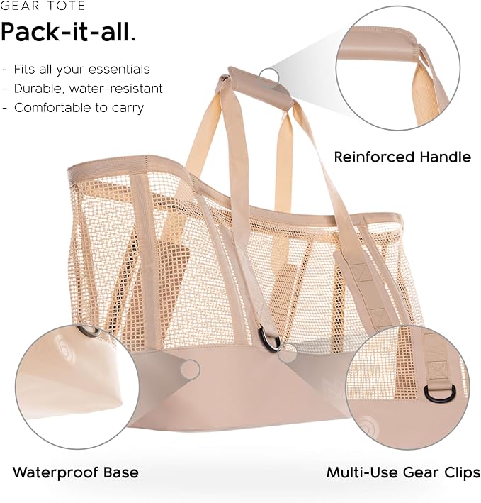 MISSION Boat Gear CASSI Heavy-Duty Outdoor Tote and Waterproof Marine-Grade Mesh Boat Bags - Image 3