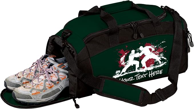 Personalized Martial Arts Duffel Bag – Custom Name Gym Bag for Karate, Taekwondo, Jiu Jitsu & MMA – Youth & Adult Training Gear Bag by all+about+me+company