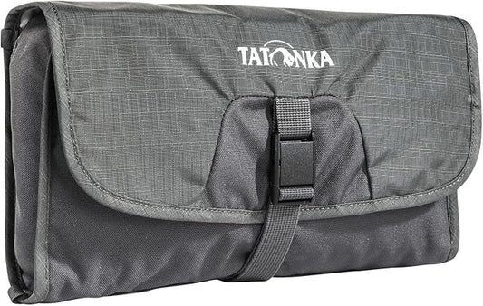 Tatonka Flat Cosmetic Bag with Hanging Hook and Multiple Compartments by Tatonka