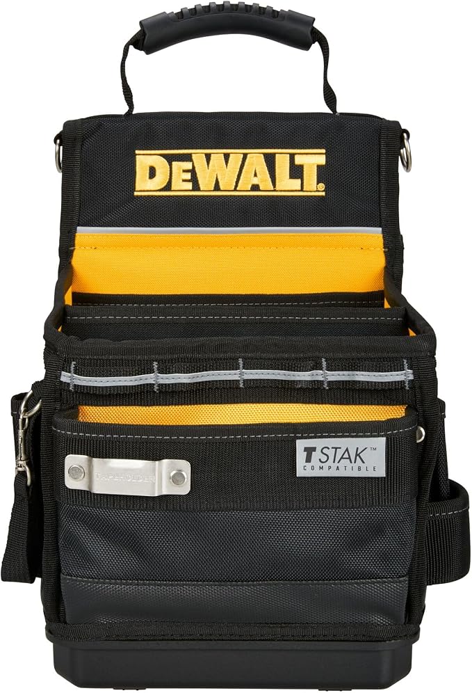 DEWALT Tool Bag, Easy Access Small Tool Pouch with Hard Bottom and Carrying Strap (DWST17624) - Image 3