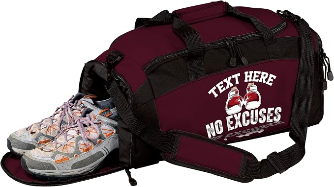 Personalized Boxing Bag, Martial Arts Sparring Gear for Kids, Boxing Gym Duffle Bag, Martial Arts Duffel Bag for Training and Travel by all+about+me+company