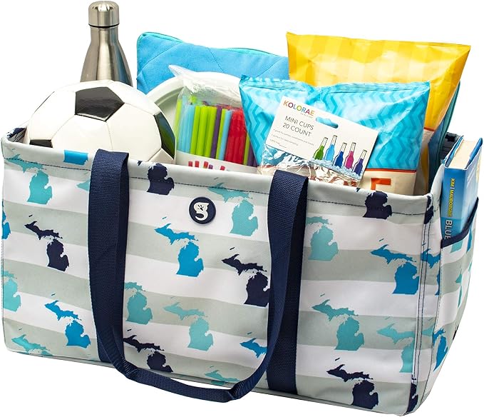 geckobrands Large Utility Tote - Durable Multipurpose Bag for Beach, Travel, Shopping & Outdoor Activities - Image 3