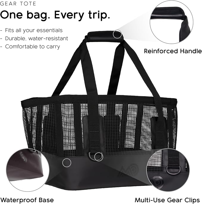 MISSION Boat Gear CASSI Heavy-Duty Outdoor Tote and Waterproof Marine-Grade Mesh Boat Bags - Image 2