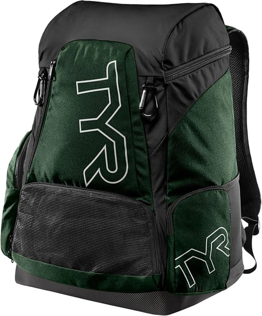 TYR Alliance Backpack - Wet/Dry Athletic Gym and Pool Bag for Men and Women - Separate Wet/Dry Compartments, 45L Capacity, Ergonomic, Water-Resistant - Available in Team Colors by TYR