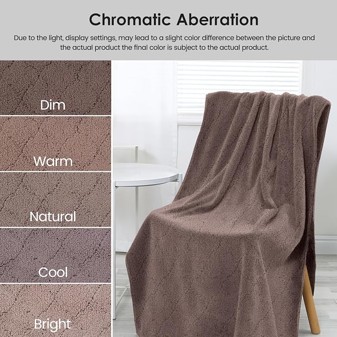 JML Microfiber Bath Towels, Oversized, Ultra Soft, Super Absorbent and Fast Drying, No Fading Large Bathroom Towel Set for Sport, Travel, Fitness (Coral Fleece - Chocolate, 30 in x 60 in) - Image 9