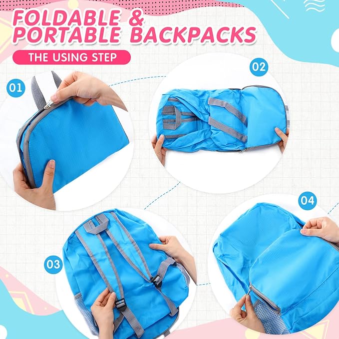 60 Pcs School Supplies Bulk Backpacks Water Bottle Pencil Pouch for Kids Backpack Donate Set for School Students(Square Bottle,Green&blue&orange&fuchsia) - Image 6
