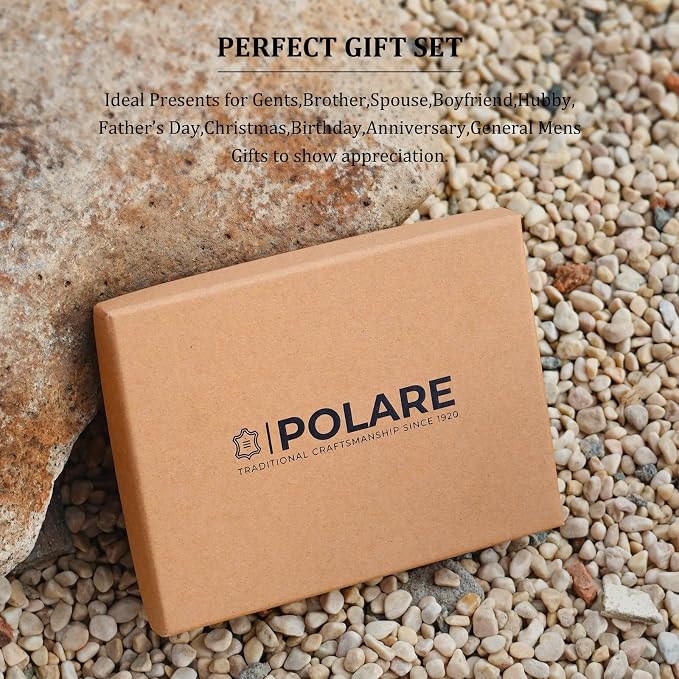 Polare Full Grain Leather Family Passport Wallet for 4 Passports, RFID Blocking Bifold Passport Cover Travel Document Organizer Holder for Women and Men (Dark Brown with AirTag Slot) - Image 5