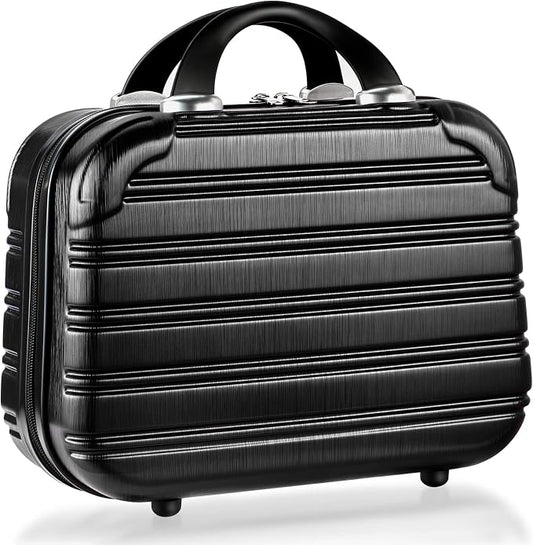 14-Inch Makeup Train Case Hardshell PC+ABS Travel Cosmetic Organizer, Makeup Storage Box for Toiletry Durable Portable Gifts for Women. by CosmeticCase