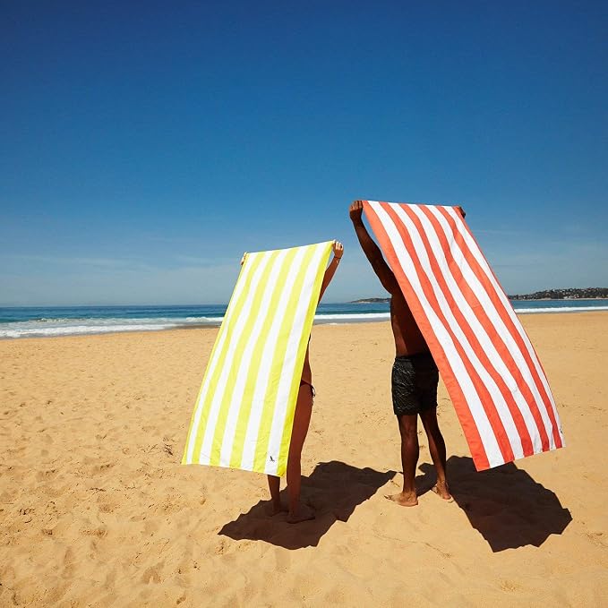 Dock & Bay Beach Towel - Quick Dry, Sand Free - Compact, Lightweight - 100% Recycled - Includes Bag - Cabana - Waikiki Coral Red - Extra Large (200x90cm, 78x35) - Image 2