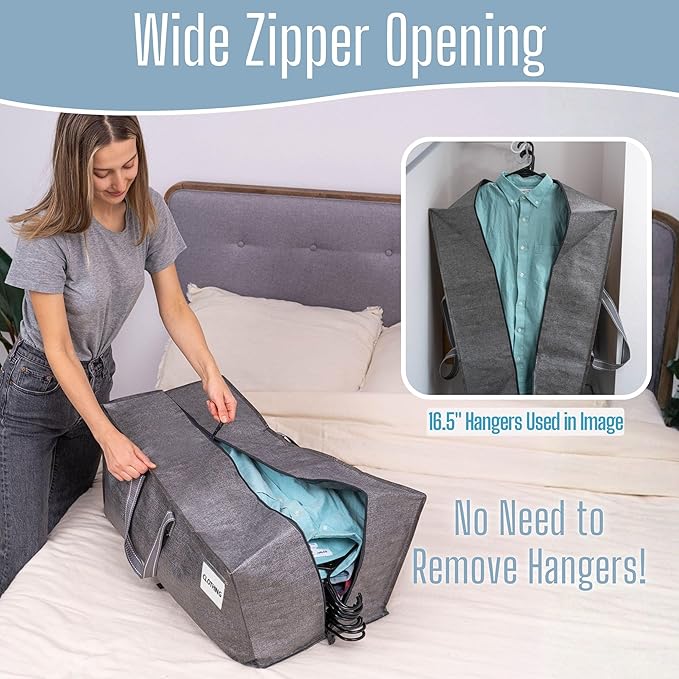 VENO 4 Pack Heavy Duty Moving Bags with Backpack Straps, Zippers & Handles, Extra Large Packing Bags for College Dorm Essentials, Moving Supplies Alternative to Cardboard Moving Boxes - Image 5