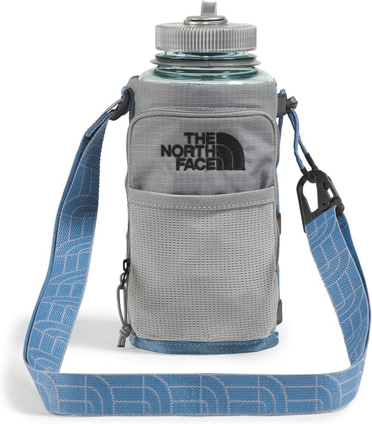 The North Face Borealis Water Bottle Holder - Adjustable Strap, Water-Repellent Finish, External Pocket with Key Hook, Concrete, One Size | Adjustable Strap, Water-Repellent Finish, External Pocket by Unknown