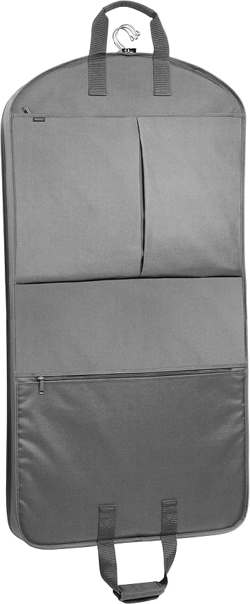 WallyBags 45” Deluxe Extra Capacity Travel Garment Bag with two pockets - Image 2