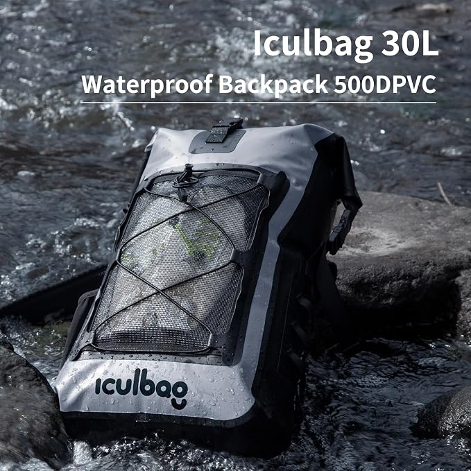 Dry Bags Waterproof Backpack for Women Men Travel Dry Bag Backpack Warterproof Bag for Kayaking Beach Boating 30L/40L - Image 5