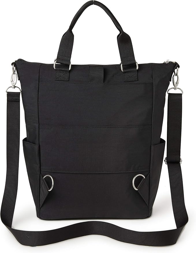 Baggallini All Set 3 in 1 Tote Backpack - 15"x10.5" Lightweight Travel Bag w/RFID Phone Wristlet - Image 9