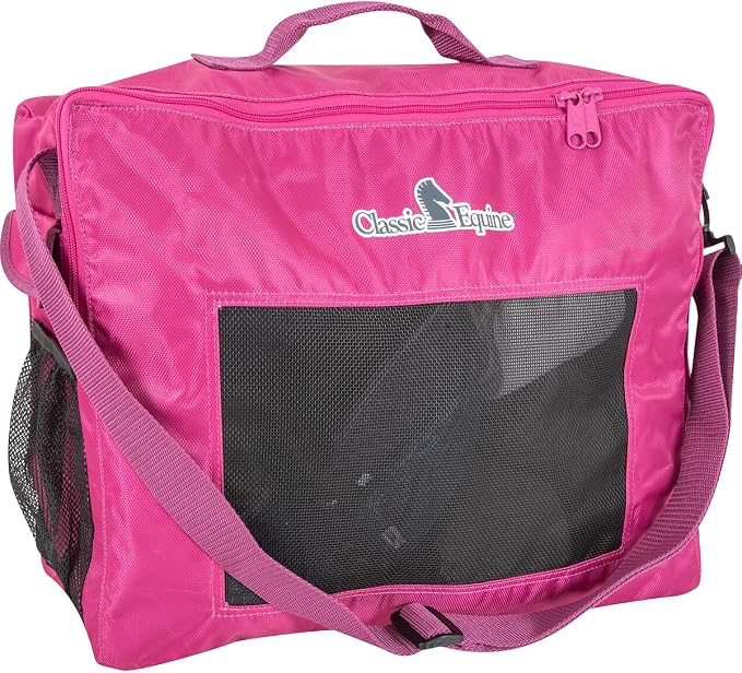 Classic Equine Raspberry Hot Pink Boot Accessory Tote by Classic+Equine