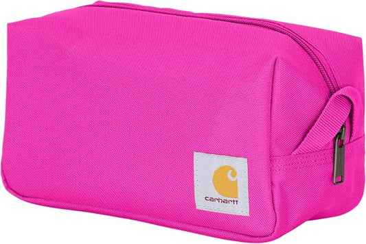 Carhartt Durable Travel Kit, Organize Essentials W/the Water Resistance Toiletry Bag, Pink Glow by Carhartt