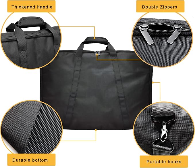 30" Dog Playpen Storage Bag, Suitable for Foldable Exercise Pet Playpens, Dog Fence Travel Bag with Handles for Camping and RV Trip, Waterproof Oxford Fabric - Image 4