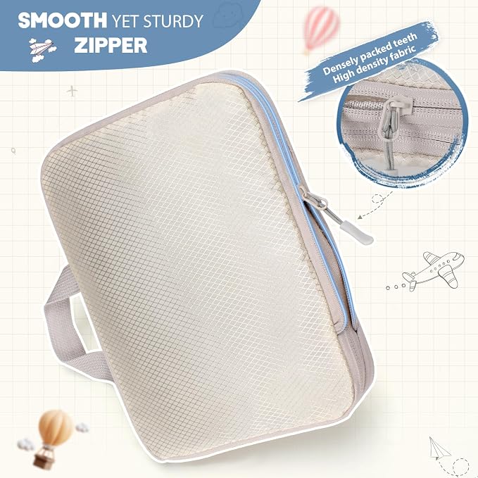 Compression Packing Cubes, XL Large Packing Cubes for Suitcase, Waterproof Suitcase Clothes Organiser Bag, Travel Packing Bag for Backpack, Luggage Cubes for Packing, 4-piece Set XL, L, M, S - Image 4