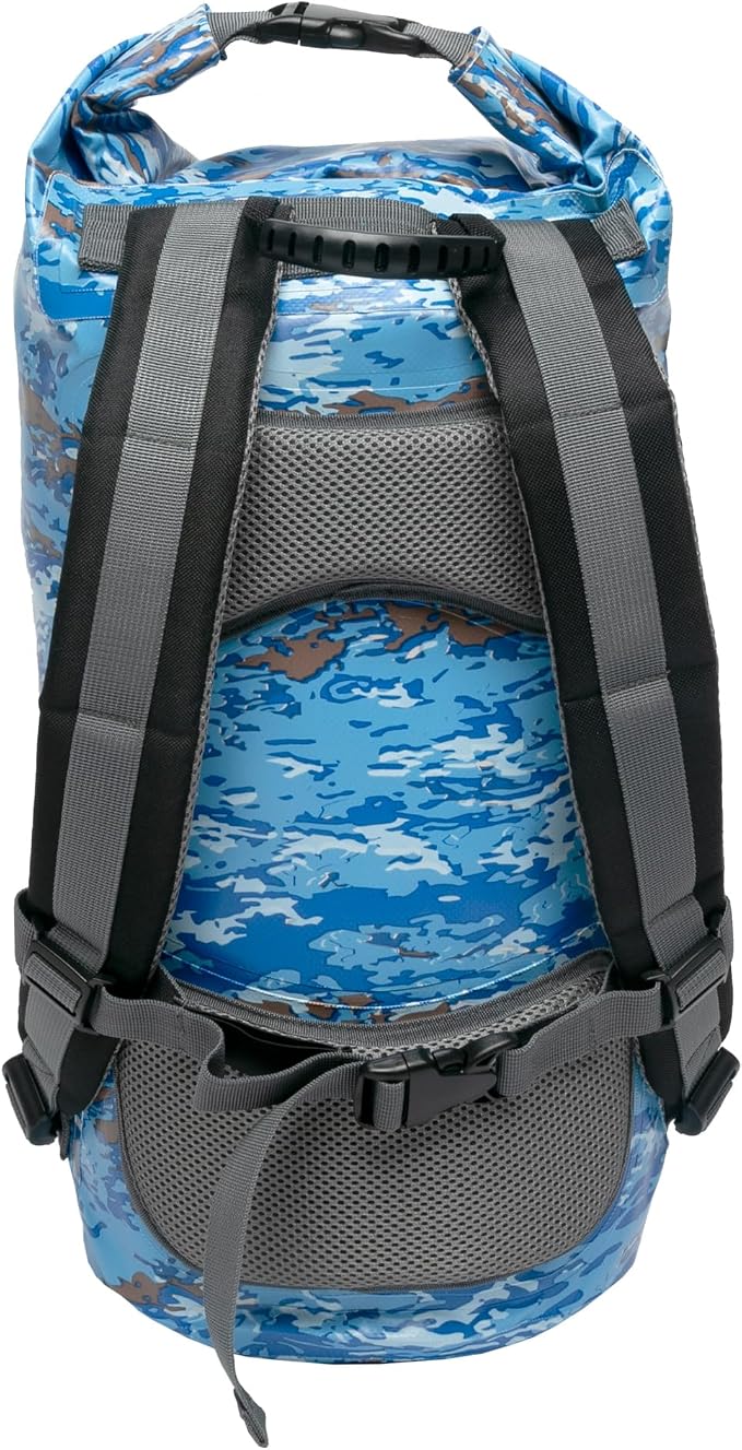 geckobrands Hydroner 20L Waterproof Dry Bag Backpack – Lightweight Roll-Top Bag with Clear Phone Pouch for Outdoor Activities - Image 3