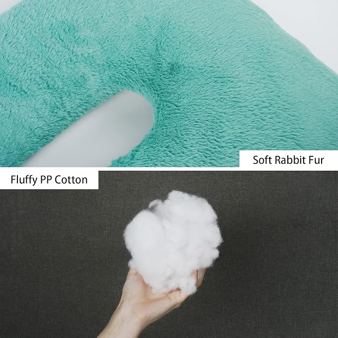 Atablyn Neck Pillow for Kids Travel Provides Double Support to The Head and Neck in Any Sleeping Position on Flights, Car, and at Home, Comfortable Airplane Travel Pillow - Image 3