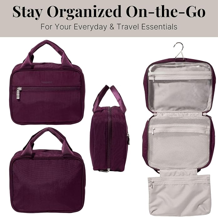 Baggallini Hanging Travel Toiletry Kit - Image 4