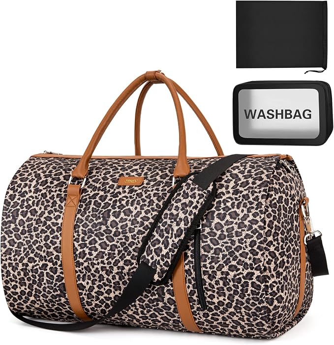 Garment Bag for Travel Convertible Carry On Garment Bag Large Travel Duffel Bags for Women 2 in 1 Hanging Suitcase Suit Travel Bags for Women & Men 3pcs Set by TIBES