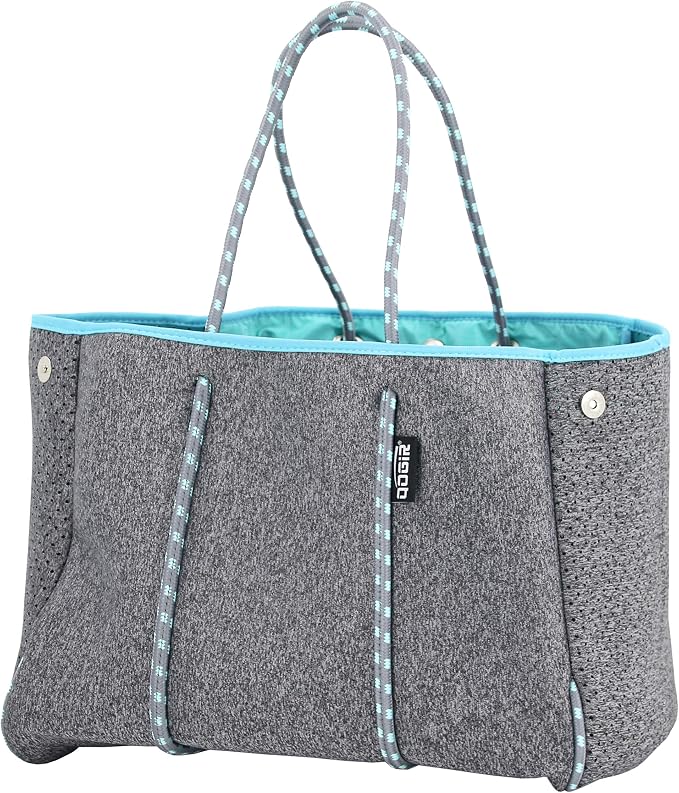 QOGiR Neoprene Multipurpose Beach Bag Tote with Inner Zipper Pocket … … … … by QOGiR