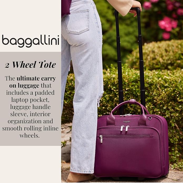 Baggallini Women's 2 Wheel Tote - Image 2