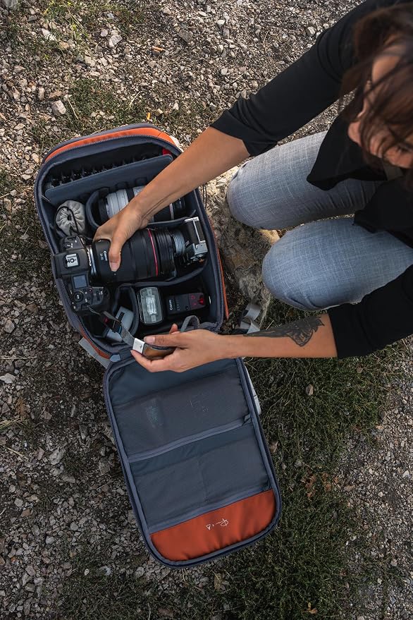 NOMATIC Luma Camera Pack 18L - Camera Backpack Designed by Peter McKinnon - Camera Bag for Photographers (Rust) - Image 5