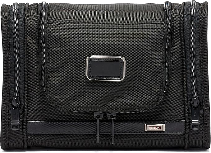 TUMI - Alpha Hanging Travel Kit - Toiletries and Cosmetics Organizer - Travel Essentials Bag with Hooks & Pockets - Black by Unknown