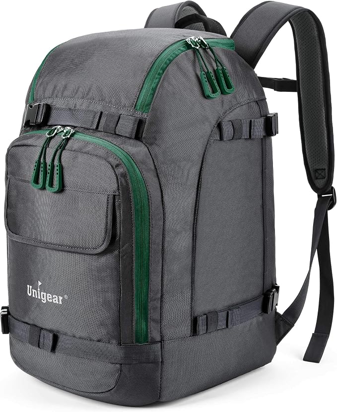 Unigear Ski Boot Bag Backpack for Helmet 50L/70L, Goggles, Gloves, Skis, Snowboard & Accessories by Unigear