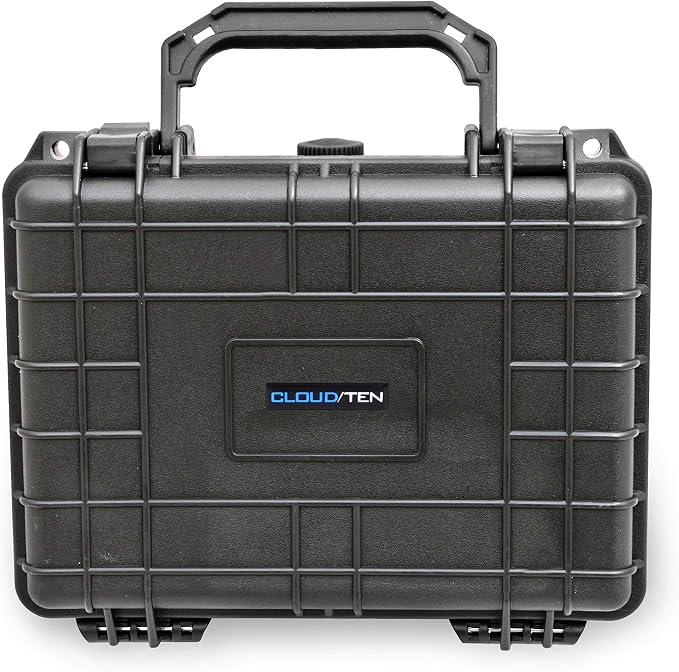 Cloudten 9 inch Airtight Case with Impact Absorbing Customizable Foam, Includes Case Only by CLOUD%2FTEN