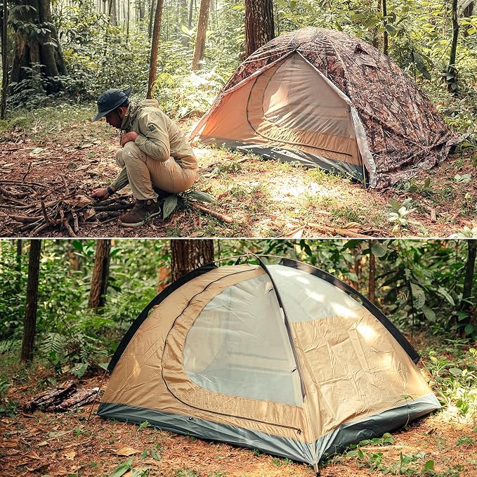 GEERTOP Ultralight 2 Person Backpacking Tent 4 Season Waterproof Camping Tent Double Layer Cold Weather Easy Set Up Tents for Family Camp, Hiking, Hunting Outdoor Mountaineering Travel - Image 2