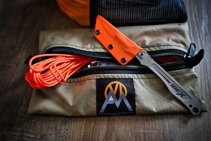 VIAM Outdoors G3 Glacier Gear Grab Tool Bag Zipper Pouch, Premium Utility Multipurpose Storage Organizer Tool Pouches for Hunting, Camping, Backpacking, Travel - 5pc Tan - Image 9