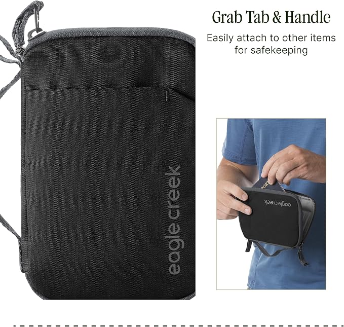 Eagle Creek Stash RFID Passport Wallet – Slim Travel Organizer with RFID Blocking – Secure Storage for Passport, Cards & Cash – Lightweight & Water-Resistant – Unisex – Black - Image 5