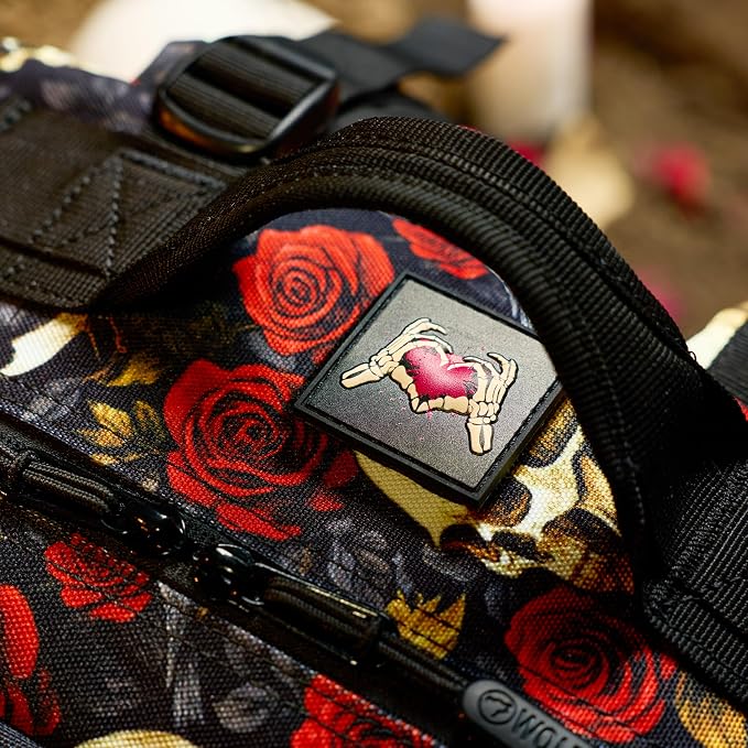WOLFpak 35L Athletic Gym Backpack (Until Forever) - Durable 1000D Waterproof Oxford Material with MOLLE Webbing, Laptop Pocket & Dual Cup Holders, Durable Fitness/Travel/Military Daypack - Image 8