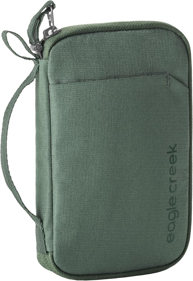 Eagle Creek Stash RFID Passport Wallet – Slim Travel Organizer with RFID Blocking – Secure Storage for Passport, Cards & Cash – Lightweight & Water-Resistant – Unisex – Grass Green by EagleCreek