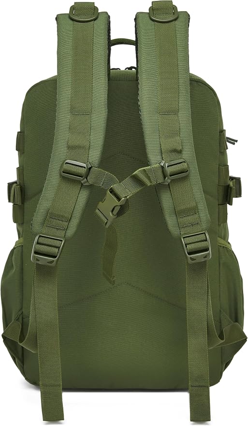 Wotony Tactical Backpack - Military waterproof backpack with multiple pockets and tactical gear for the outdoors (army green, 30L) - Image 4