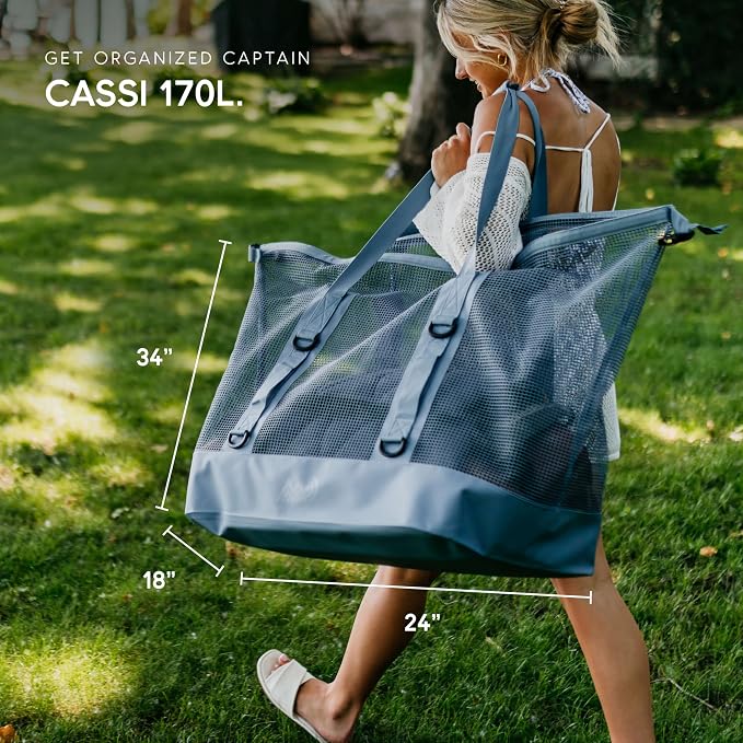 MISSION Boat Gear CASSI Heavy-Duty Outdoor Tote and Waterproof Marine-Grade Mesh Boat Bags - Image 5