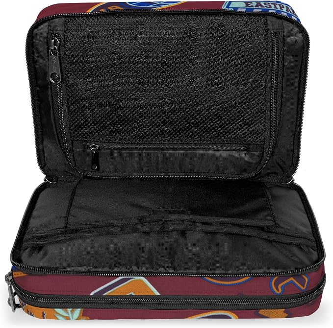 EASTPAK Mavis Toiletry Bag, 6 L - Clash Burgundy -Red, Clash Burgundy, One Size, MAVIS - Image 2